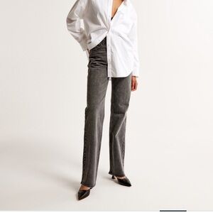 Abercrombie 90’s relaxed jeans gray wash